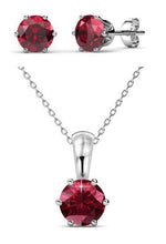 Load image into Gallery viewer, Crystalize Garnet/January Birth Set with Swarovski® Crystals