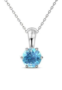 Crystalize Aquamarine/March Birth Set with Swarovski® Crystals
