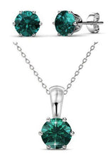 Load image into Gallery viewer, Crystalize Emerald/May Birth Set with Swarovski® Crystals