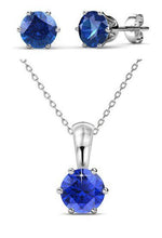 Load image into Gallery viewer, Crystalize Sapphire/September Birth Set with Swarovski® Crystals