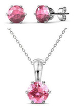 Load image into Gallery viewer, Crystalize Pink Tourmaline/October Birth Set with Swarovski® Crystals