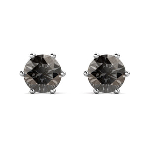 Crystalize Silver Night Earring With Crystals From Swarovski®