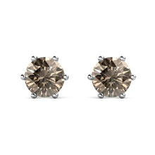 Load image into Gallery viewer, Crystalize Greige Earrings With Crystals From Swarovski®