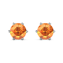 Load image into Gallery viewer, Crystalize Tangerine Earrings With Crystals From Swarovski®