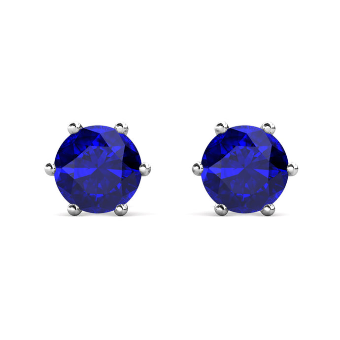 Crystalize Majestic Blue Earrings With Crystals From Swarovski®