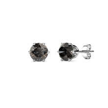 Load image into Gallery viewer, Crystalize Silver Night Earring With Crystals From Swarovski®