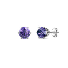 Load image into Gallery viewer, Crystalize Tanzanite Earrings With Crystals From Swarovski®