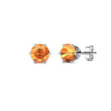 Load image into Gallery viewer, Crystalize Tangerine Earrings With Crystals From Swarovski®