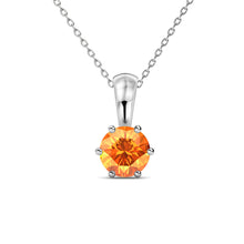 Load image into Gallery viewer, Crystalize Tangerine Necklace With Crystals From Swarovski®