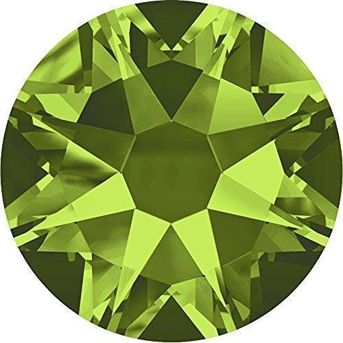 2000, 2058 & 2088 Swarovski® Flatback Crystals Non Hotfix Olivine