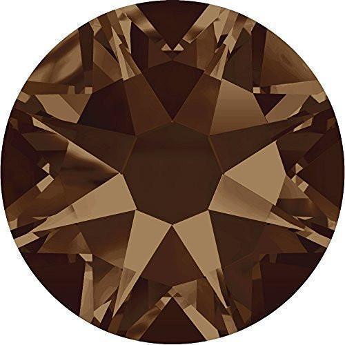 2000, 2058 & 2088 Swarovski® Flatback Crystals Non Hotfix Smoked Topaz