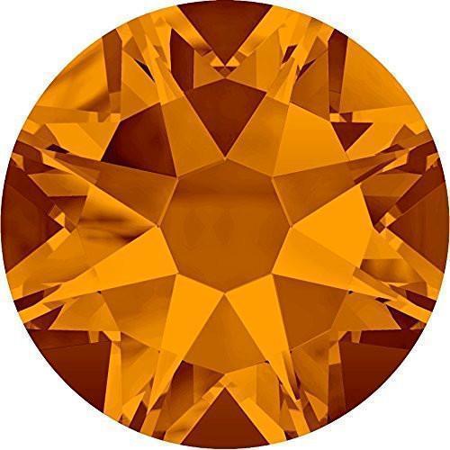 2000, 2058 & 2088 Swarovski® Flatback Crystals Non Hotfix Tangerine