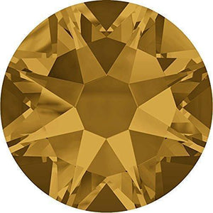 2000, 2058 & 2088 Swarovski® Flatback Crystals Non Hotfix Topaz