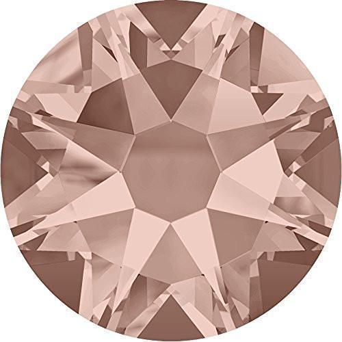 2000, 2058 & 2088 Swarovski® Flatback Crystals Non Hotfix Vintage Rose