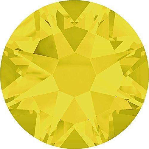 2000, 2058 & 2088 Swarovski® Flatback Crystals Non Hotfix Yellow Opal