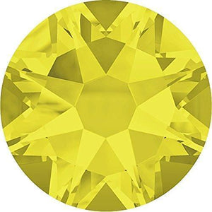 2000, 2058 & 2088 Swarovski® Flatback Crystals Non Hotfix Citrine