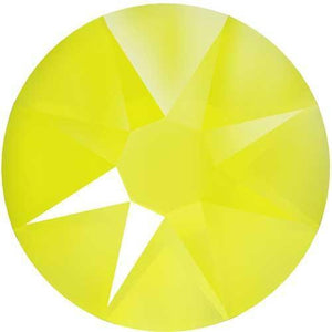 2000, 2058 & 2088 Swarovski® Flatback Crystals Non Hotfix Crystal Electric Yellow