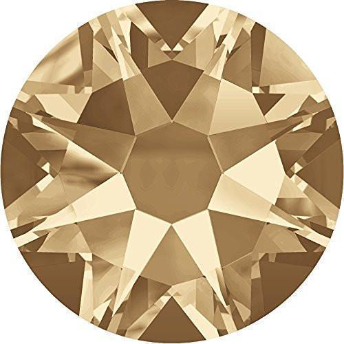 2000, 2058 & 2088 Swarovski® Flatback Crystals Non Hotfix Crystal Golden Shadow