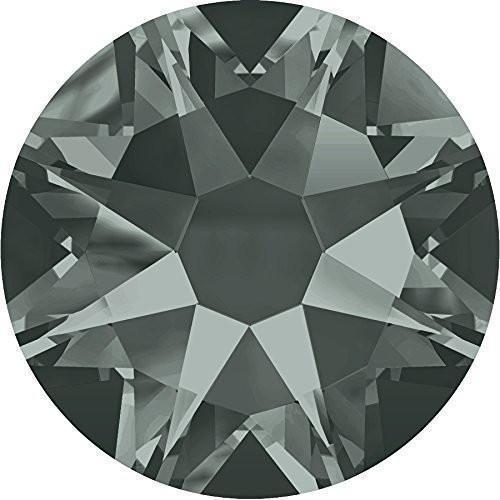 2000, 2058 & 2088 Swarovski® Flatback Crystals Non Hotfix Black Diamond