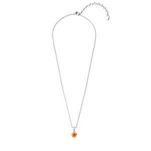 Crystalize Tangerine Necklace With Crystals From Swarovski®