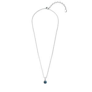 Crystalize Denim Blue Necklace With Crystals From Swarovski®