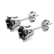 Load image into Gallery viewer, Crystalize Silver Night Earring With Crystals From Swarovski®