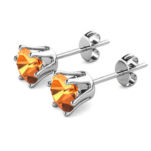 Load image into Gallery viewer, Crystalize Tangerine Earrings With Crystals From Swarovski®