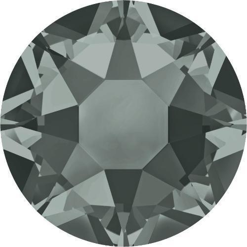 2000, 2038 & 2078 Swarovski® Hotfix Crystals Flatback Black Diamond
