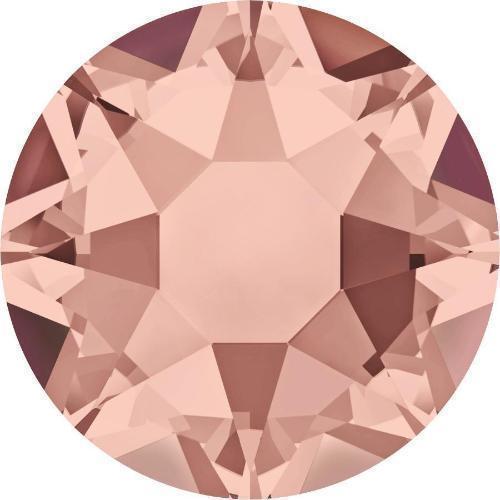 2000, 2038 & 2078 Swarovski® Hotfix Crystals Flatback Blush Rose