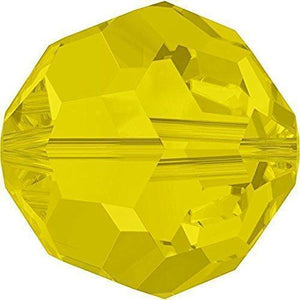 5000 Swarovski® Crystal Beads Round Yellow Opal