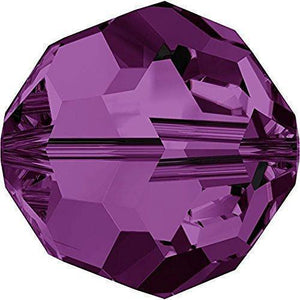 5000 Swarovski® Crystal Beads Round Amethyst