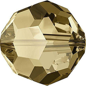 5000 Swarovski® Crystal Beads Round Crystal Bronze Shade - Fully Coated