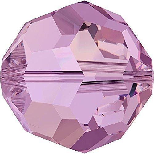 5000 Swarovski® Crystal Beads Round Crystal Lilac Shadow