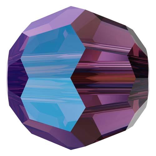 5000 Swarovski® Crystal Beads Round Amethyst AB