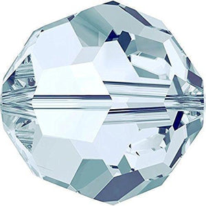 5000 Swarovski® Crystal Beads Round Light Azore