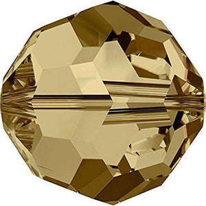 5000 Swarovski® Crystal Beads Round Light Colorado Topaz