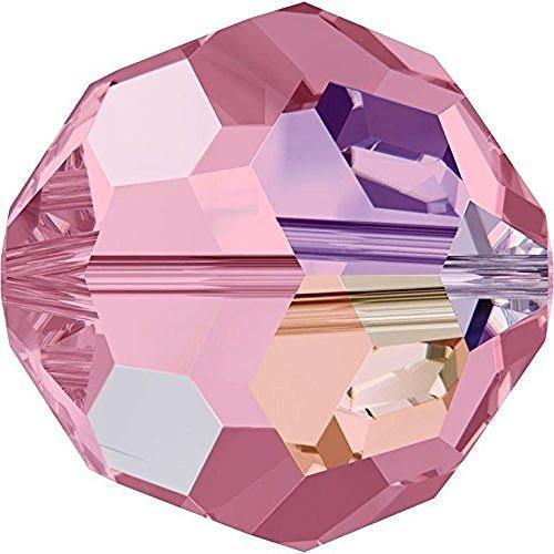 5000 Swarovski® Crystal Beads Round Light Rose AB