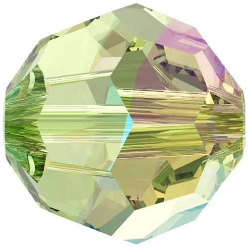 5000 Swarovski® Crystal Beads Round Peridot Shimmer