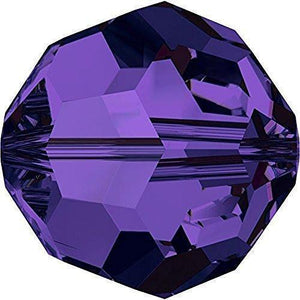 5000 Swarovski® Crystal Beads Round Purple Velvet