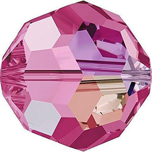 5000 Swarovski® Crystal Beads Round Rose AB