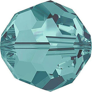 5000 Swarovski® Crystal Beads Round Blue Zircon