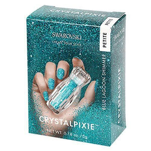 Nail Art Swarovski® Crystal Pixie™ Petite Blue Lagoon Shimmer 5G Bottle