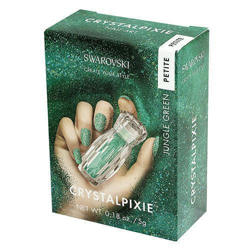 Nail Art Swarovski® Crystal Pixie™ Petite Jungle Green 5G Bottle