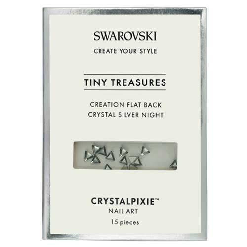 Swarovski® Tiny Treasures Creation Flatback Crystals for Nail Art Silver Night