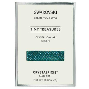 Swarovski® Tiny Treasures Crystal Caviar Beads for Nail Art Green