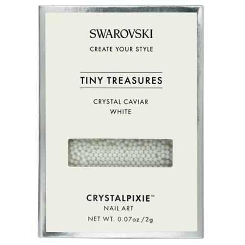 Swarovski® Tiny Treasures Crystal Caviar Beads for Nail Art White