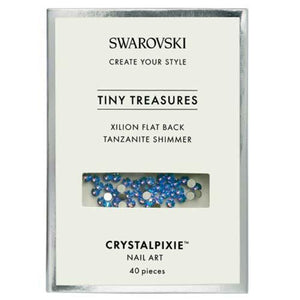 Swarovski® Tiny Treasures Flatback Crystals for Nail Art Tanzanite Shimmer