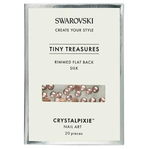 Swarovski® Tiny Treasures Rimmed Flatback Crystals for Nail Art Silk