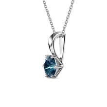 Load image into Gallery viewer, Crystalize Denim Blue Necklace With Crystals From Swarovski®