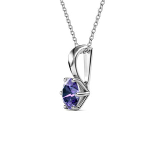 Crystalize Tanzanite Necklace With Crystals From Swarovski®